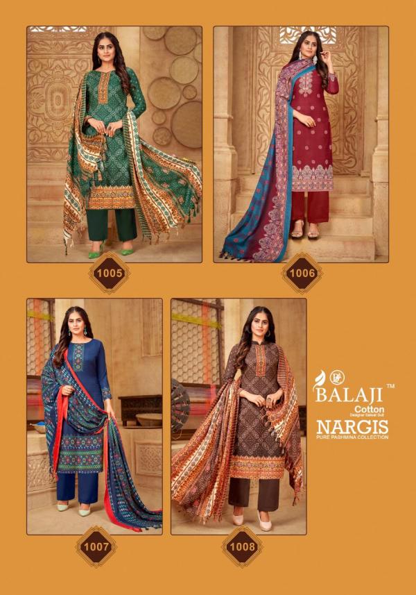 Balaji Nargis Pashmina Designer Exclusive Dress Material